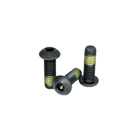 Newport Fasteners #8-32 Socket Head Cap Screw, Button-Head, Black Oxide Alloy Steel, 5/8 in Length, 100 PK 357690-100